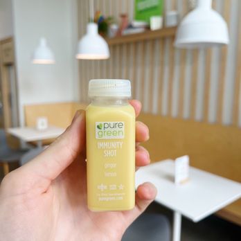 Pure Green - Carmel - Immunity Boost, Cold Pressed Juice Shot (Immune Booster) - Juice Bars & Smoothies Near Me - Carmel, Indiana