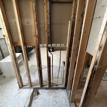 Johnson & Sons Plumbing - Reworked shower assembly and raised shower head - Plumbing Near Me - Sarasota, Florida