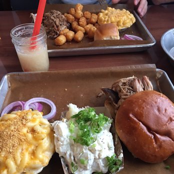 Feast BBQ - Mac n cheese, potato salad, pulled pork sandwich - Barbeque Near Me - Louisville, Kentucky Feast BBQ - Mac n cheese, potato salad, pulled pork sandwich - Barbeque Near Me - Louisville, Kentucky