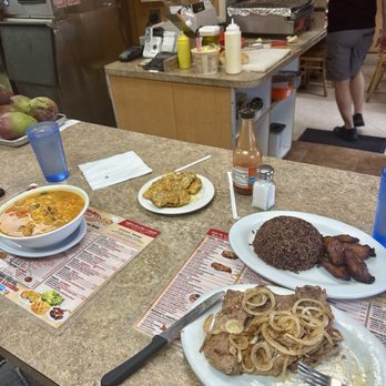 La Famosa Cafeteria - Grilled Chuletas/ Caldo de pollo - Cuban Near Me - Miami, Florida La Famosa Cafeteria - Grilled Chuletas/ Caldo de pollo - Cuban Near Me - Miami, Florida