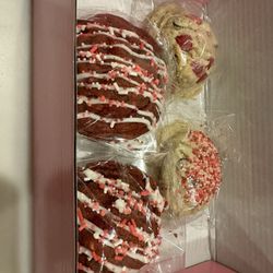 Shookies Cookies - What's left of my Valentine's Day shookies