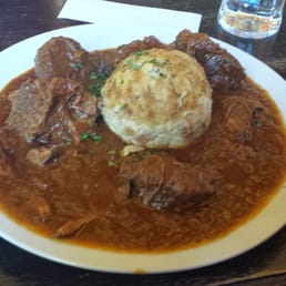 The large goulash. It was very rich and heavy so I wasn't able to finish it. Reminds me of beef stew. The large goulash. It was very rich and heavy so I wasn't able to finish it. Reminds me of beef stew.