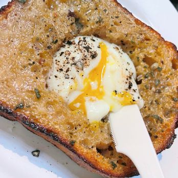 The Mill - Sous Vide Egg in the EGG-IN-A-HOLE. Yumm - Coffee & Tea Near Me - San Francisco, California The Mill - Sous Vide Egg in the EGG-IN-A-HOLE. Yumm - Coffee & Tea Near Me - San Francisco, California