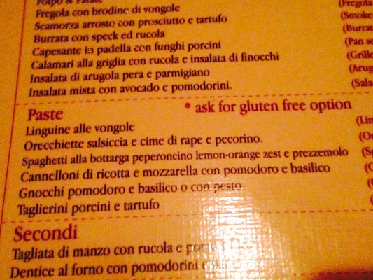 Menu photo 4 Piacere New York, NY Menu photo 4 Piacere New York, NY