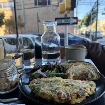 Vale’s Kafe & Kitchen - "Chorizo Omelette" - chorizo, potatoes, & cilantro - Cafes Near Me - Union City, New Jersey Vale’s Kafe & Kitchen - "Chorizo Omelette" - chorizo, potatoes, & cilantro - Cafes Near Me - Union City, New Jersey
