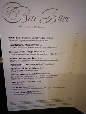 Menu photo 1 Morton's The Steakhouse Burbank, CA Menu photo 1 Morton's The Steakhouse Burbank, CA