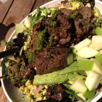The Stand - American Classics Redefined - Chimmy Steak salad- great flavors and good portion size. My teenager preferred it over a burger- 'nuff said! - Burgers Near Me - Northridge, California The Stand - American Classics Redefined - Chimmy Steak salad- great flavors and good portion size. My teenager preferred it over a burger- 'nuff said! - Burgers Near Me - Northridge, California