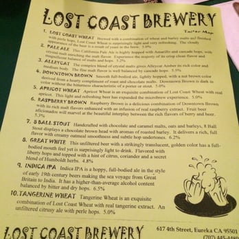 Lost Coast Brewery and Cafe - Flight key - Pubs Near Me - Eureka, California Lost Coast Brewery and Cafe - Flight key - Pubs Near Me - Eureka, California