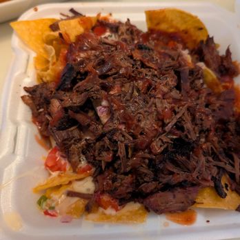 One Hot Mamas BBQ - Brisket nachos were amazing so much brisket. Must try! - Barbeque Near Me - Hilton Head Island, South Carolina One Hot Mamas BBQ - Brisket nachos were amazing so much brisket. Must try! - Barbeque Near Me - Hilton Head Island, South Carolina