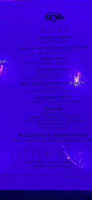 Menu photo 4 SOB's New York, NY