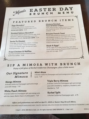 Menu photo 7 Mimi's Cafe Folsom, CA