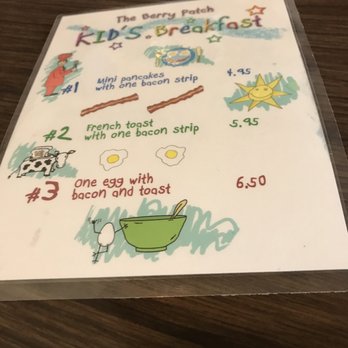 The Berry Patch - Kids Menu - Breakfast & Brunch Near Me - Westport, Oregon The Berry Patch - Kids Menu - Breakfast & Brunch Near Me - Westport, Oregon