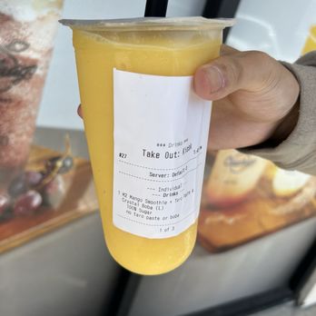 Chachago - M2 Mango Smoothie only - Bubble Tea Near Me - Fremont, California