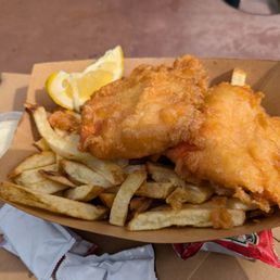 2pc wild sockeye salmon and fries 2pc wild sockeye salmon and fries