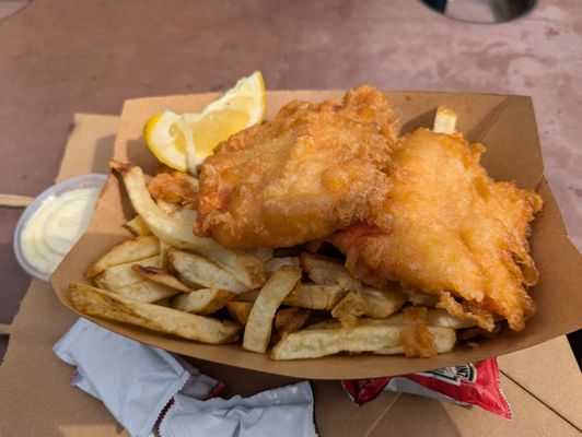 Pajo's Fish & Chips at Steveston Wharf by null