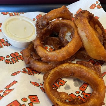 Phil's BBQ - Colossal Onion Rings (Small) - Barbeque Near Me - San Diego, California Phil's BBQ - Colossal Onion Rings (Small) - Barbeque Near Me - San Diego, California