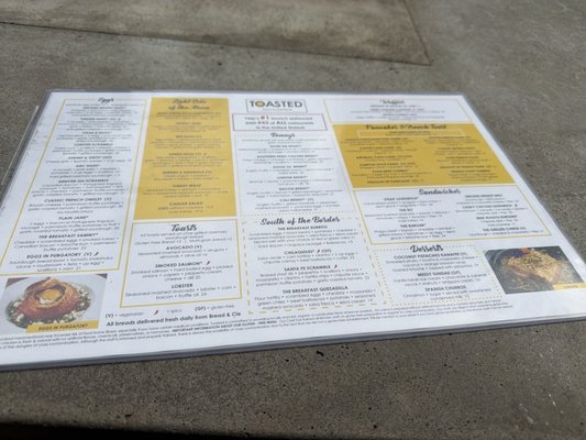 Menu photo 1 Toasted Gastrobrunch Oceanside, CA Menu photo 1 Toasted Gastrobrunch Oceanside, CA