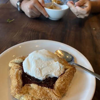 Coltivare - The crostada of my dreams and affogato in the background - Italian Near Me - Houston, Texas Coltivare - The crostada of my dreams and affogato in the background - Italian Near Me - Houston, Texas
