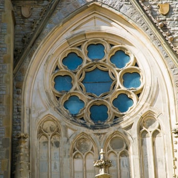 St Francis Desales Church - Exterior Detail (photo: Robin McKerrell Photography) - Churches Near Me - Cincinnati, Ohio