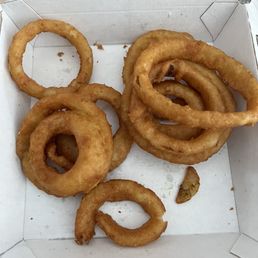 A large Oder of Onion rings.