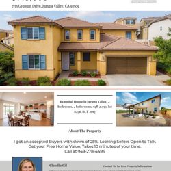 Claudia Gil - Redfin - Sold $715,000
7153 Gypsum Drive, Jurupa Valley, CA 92509