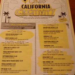 Photos For California Pizza Kitchen At Oakridge Mall Menu Yelp