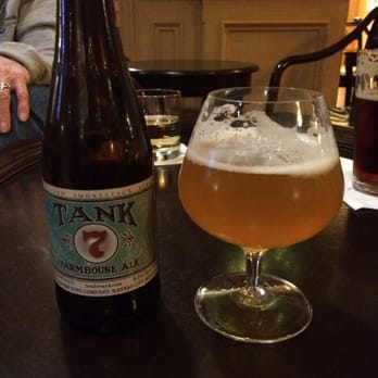 Ale & Compass Restaurant - Tank 7 Farmhouse Ale. Just one of a respectable bottled beer selection. - American Near Me - Orlando, Florida Ale & Compass Restaurant - Tank 7 Farmhouse Ale. Just one of a respectable bottled beer selection. - American Near Me - Orlando, Florida