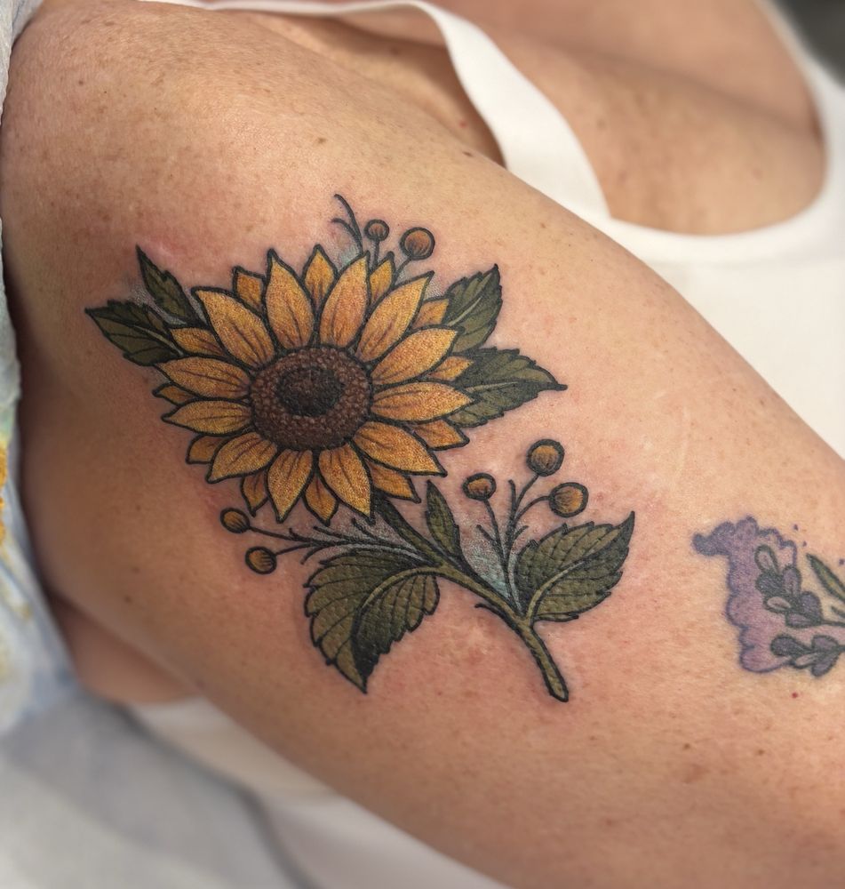 Neon Tiger Tattoo Logo