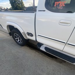 Shop installed the tip and muffler i had. (Holes pre-cut at home) Shop installed the tip and muffler i had. (Holes pre-cut at home)