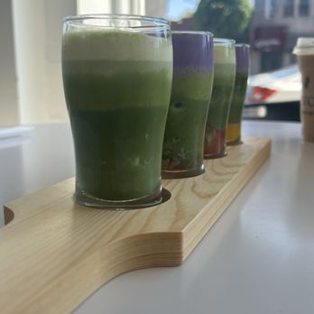 Vivot Craft Cafe - matcha flight - Bubble Tea Near Me - Fullerton, California Vivot Craft Cafe - matcha flight - Bubble Tea Near Me - Fullerton, California