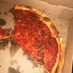 16" deep dish pepperoni and jalapeños.