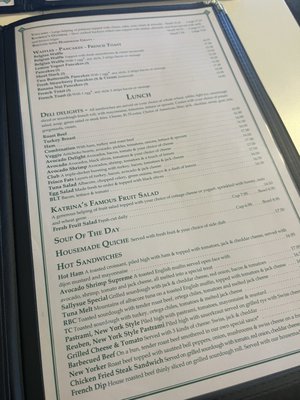 Menu photo 2 Katrina's Cafe Auburn, CA
