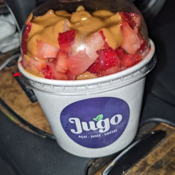 Jugo Acai & Juice Bar - Peanut Butter Acai Bowl - Juice Bars & Smoothies Near Me - San Antonio, Texas