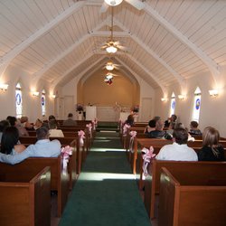 Christ Church Unity and Wedding Chapel - Another shot of a wedding ready to start (mine).