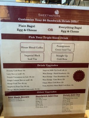 Menu photo 1 Sweetwaters Coffee & Tea Canton, MI Menu photo 1 Sweetwaters Coffee & Tea Canton, MI
