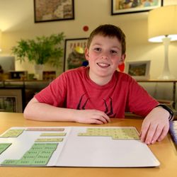 Strategic Academic Services - SAS student working on reading and spelling.