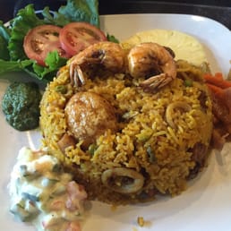 Seafood buriyani