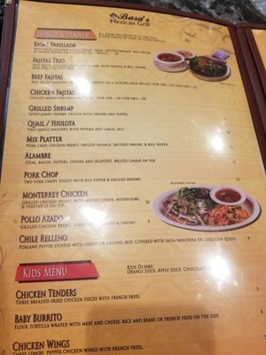 Menu photo 2 Basa's Mexican Grill Katy, TX