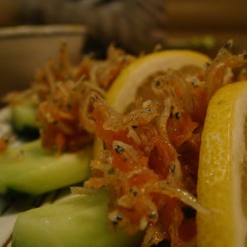 Iccho Restaurant - shirasu and cod roe on cucumber - Sushi Bars Near Me - Torrance, California Iccho Restaurant - shirasu and cod roe on cucumber - Sushi Bars Near Me - Torrance, California