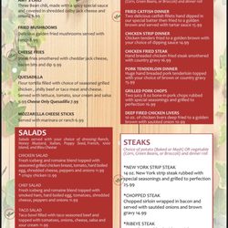 Garden Inn Truck Plaza - Menu