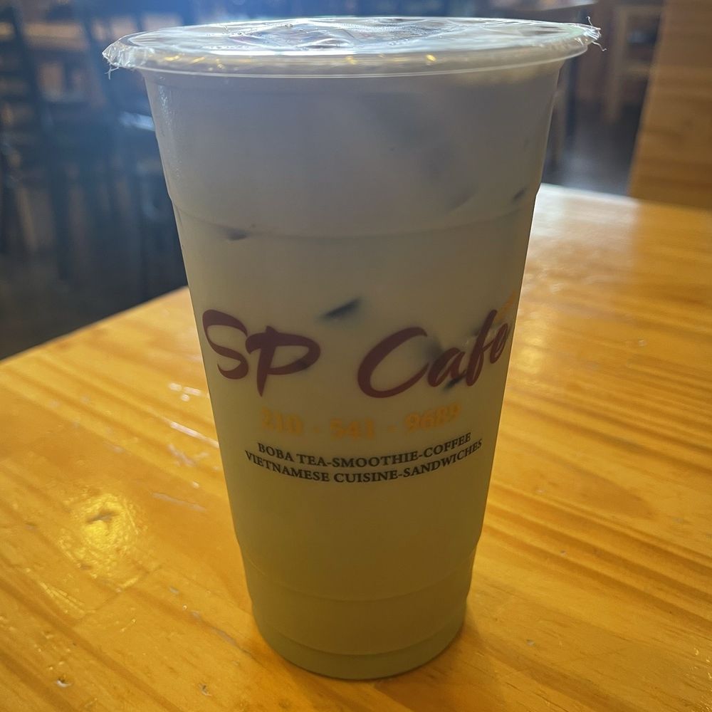SP Café - Iced Matcha Latte - Bubble Tea Near Me - San Antonio, Texas SP Café - Iced Matcha Latte - Bubble Tea Near Me - San Antonio, Texas