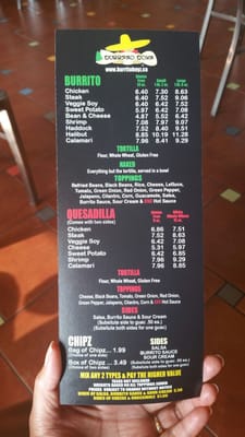 Menu photo 2 Burrito Boyz Scarborough, ON Menu photo 2 Burrito Boyz Scarborough, ON