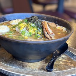 NOMA Sushi and Ramen - Black garlic ramen