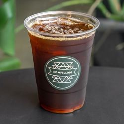 Compelling Coffee - Our flash-brewed cold coffee.