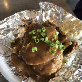 Marianas Grinds - Smothered fried chicken $15.99 - Hawaiian Near Me - Jacksonville, Florida