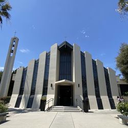 Saint Irenaeus Catholic Church - Outside of church on a beautiful Sunday morning.