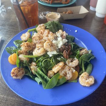 Inlet View Bar & Grill - Annie's Salad with Shrimp - Seafood Near Me - Shallotte, North Carolina Inlet View Bar & Grill - Annie's Salad with Shrimp - Seafood Near Me - Shallotte, North Carolina