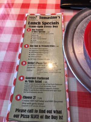 Menu photo 7 Tomasino's Pizza Winter Springs, FL Menu photo 7 Tomasino's Pizza Winter Springs, FL