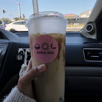 Boba Day - Jasmine milk tea with boba - Bubble Tea Near Me - Long Beach, California Boba Day - Jasmine milk tea with boba - Bubble Tea Near Me - Long Beach, California