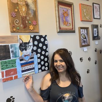 The Cat Cafe - My beautiful mother and the cat art - Coffee & Tea Near Me - San Diego, California The Cat Cafe - My beautiful mother and the cat art - Coffee & Tea Near Me - San Diego, California